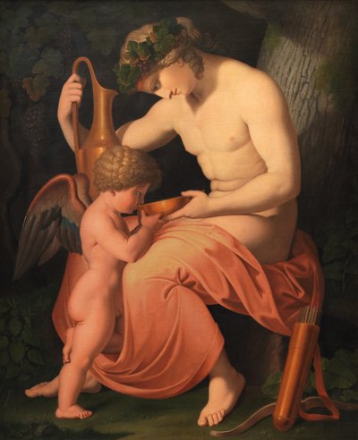 Bacchus og Amor af Asmus Jacob Carstens
