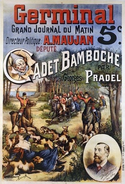 Plakat, der reklamerer for avisen 