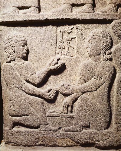 Relief, der forestiller kong Araras
