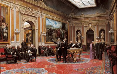 Senatets konferencesal i marts 1904 af Asterio Mañanós Martínez