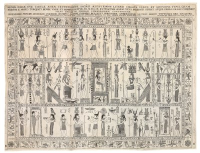 Oedipus Aegyptiacus af Athanasius Kircher