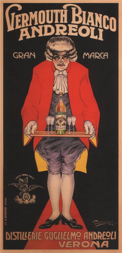 Vermouth Bianco Andreoli, 1919 af Attilio Bresciani