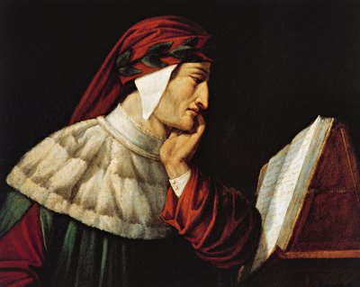 Portræt af Dante Alighieri (Firenze af Attilio Roncaldier