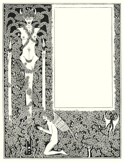 Design til titelbladet til "Salome" (gravering) af Aubrey (after) Beardsley