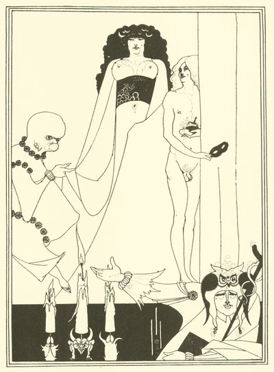 Herodias (litografi) af Aubrey (after) Beardsley