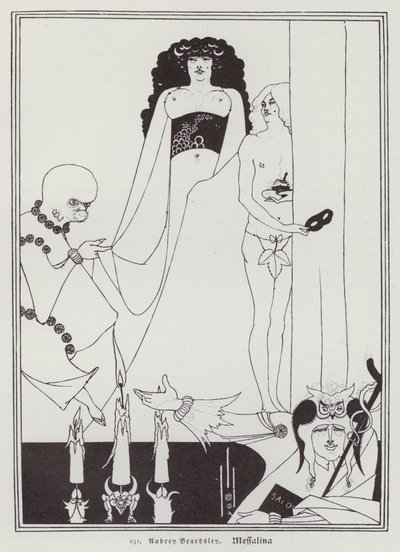 Messalina (medlemmer) af Aubrey (after) Beardsley