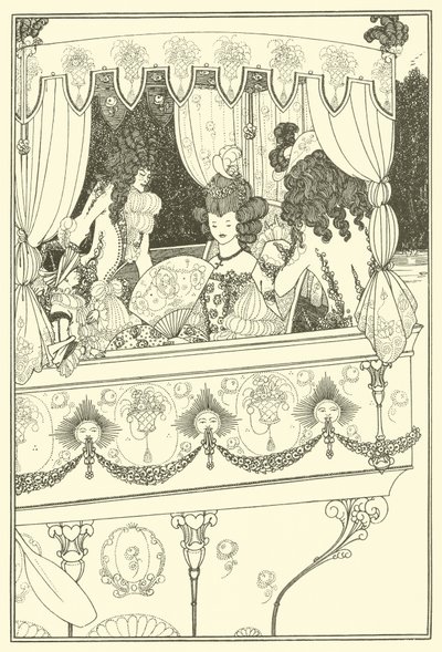 Prammen (litografi) af Aubrey (after) Beardsley