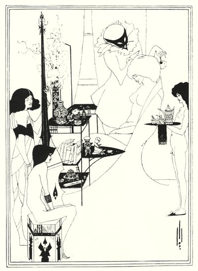 Salomes toilette (gravering) af Aubrey (after) Beardsley