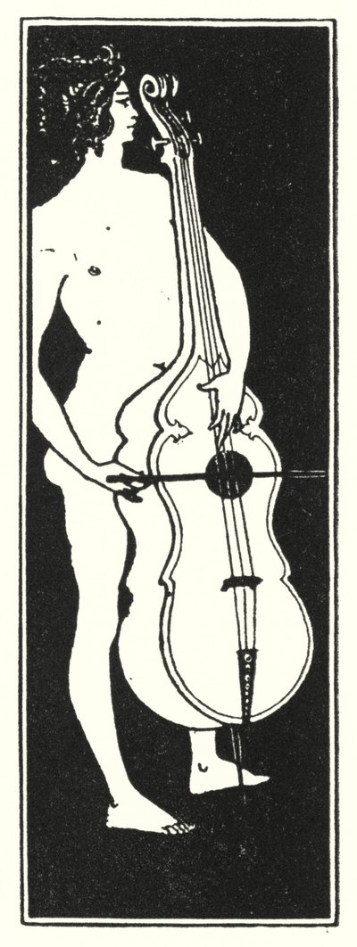 Titelblads ornament (gravering) af Aubrey (after) Beardsley