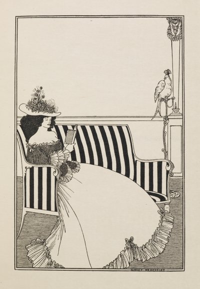 Et katalogomslag fra en anden bog med halvtreds tegninger af Aubrey Beardsley