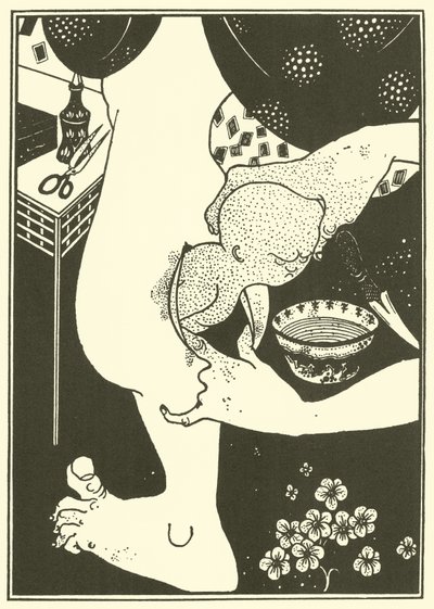 Fødsel af benkalven af Aubrey Beardsley