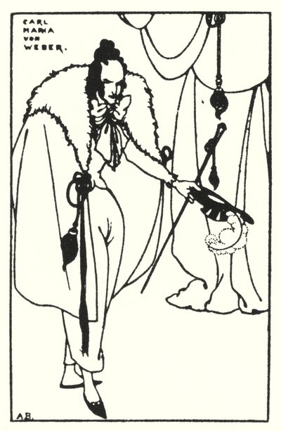 Carl Maria von Weber af Aubrey Beardsley