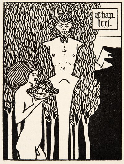 Kapiteloverskrift af Aubrey Beardsley