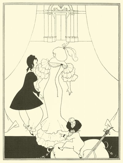 Komedie Ballet af Marionetter af Aubrey Beardsley