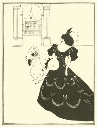 Komedie Ballet af Marionetter af Aubrey Beardsley