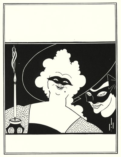 Omslagsdesign til "The Yellow Book", bind I af Aubrey Beardsley