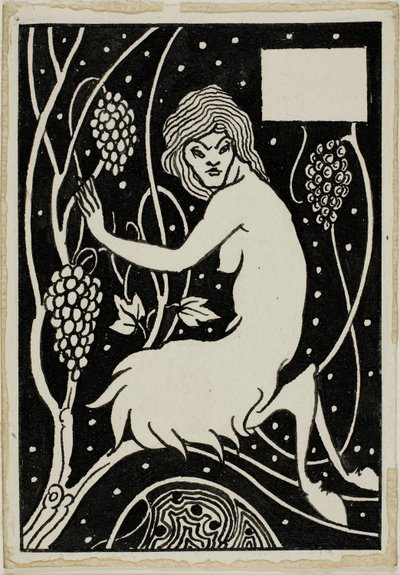 Dekorativ undersøgelse: Satyr af Aubrey Beardsley
