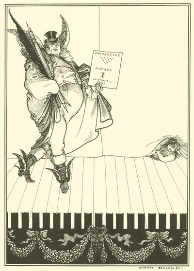 Designprospekt for Savoyen af Aubrey Beardsley