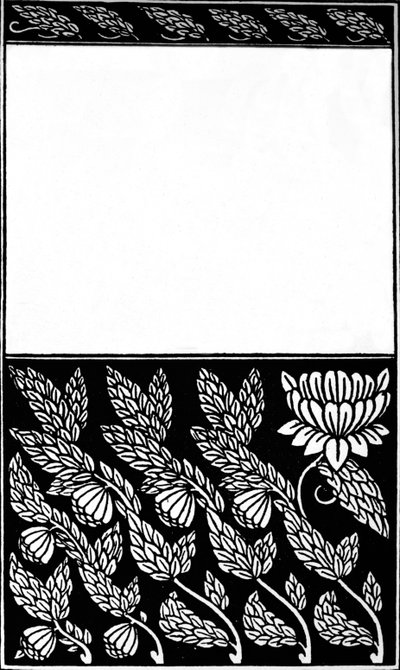 Design til Cover of Nobodys Fault, 1914 af Aubrey Beardsley