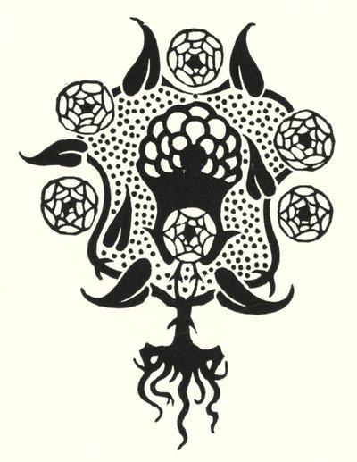 Design til forsiden af "Salome" af Aubrey Beardsley