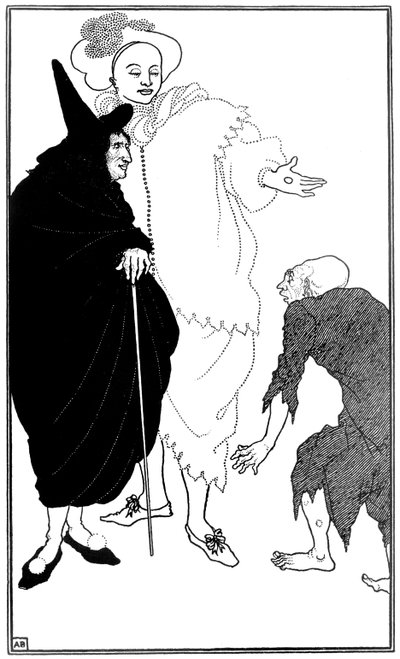 Don Juan, Sganarelle og tiggeren, illustration fra 