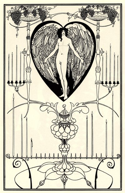 Illustration til The Mirror of Love af Marc-André Raffalovich, 1895 af Aubrey Beardsley