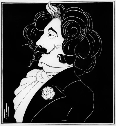 James McNeill Whistler (1834-1903) (tegning) af Aubrey Beardsley