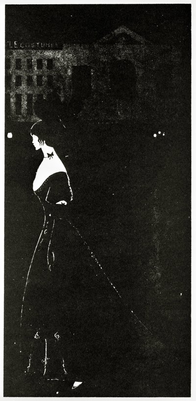 Natten, 1894 af Aubrey Beardsley