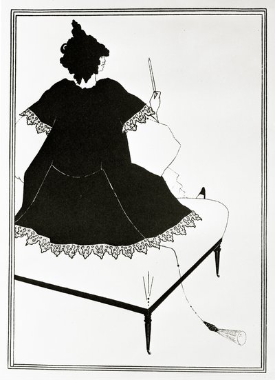 Salome Maitresse dorchestre, eller kvinden med dildoen, ca.1894 af Aubrey Beardsley