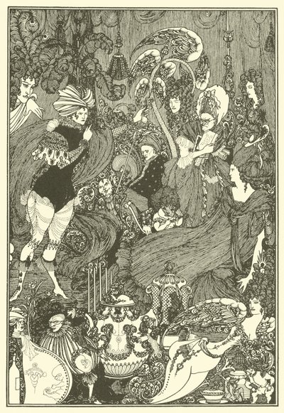 Hulen med milten af Aubrey Beardsley