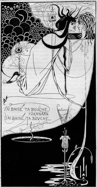 Klimaks, c1893 af Aubrey Beardsley