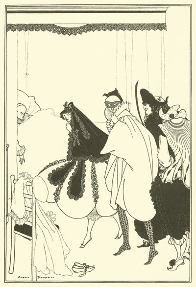 Pjerrots død af Aubrey Beardsley