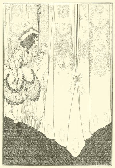 Drømmen fra Låsens voldtægt af Aubrey Beardsley