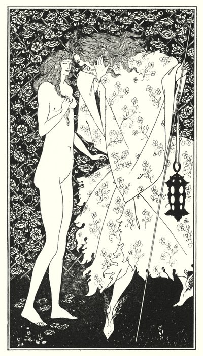 Den mystiske rosenhave af Aubrey Beardsley