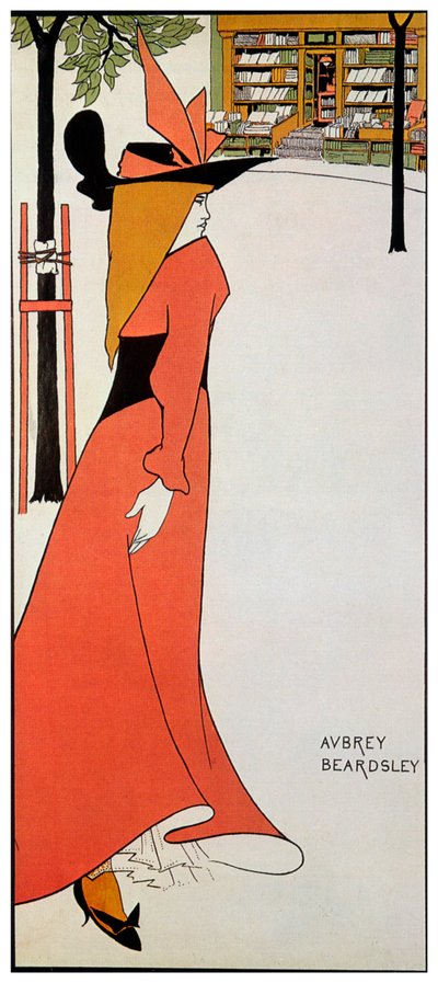 Pseudonym- og Antonymbibliotekerne, 1895 af Aubrey Beardsley