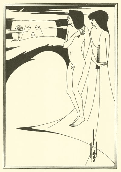 Kvinden i månen af Aubrey Beardsley