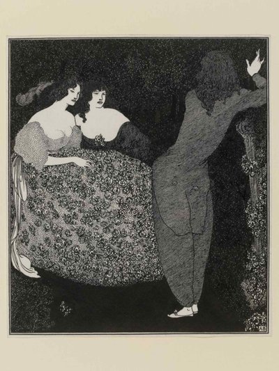 Tristan og Isolde, 1896. af Aubrey Beardsley