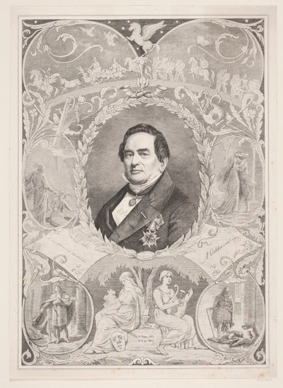 Adam Oehlenschläger. Mindeblad af August Edward Adolf Heimburger