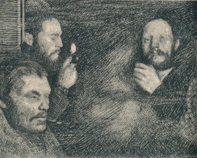 A Smoke in the Galley of the Fram., c1893-1896, 1897 af August Eiebakke
