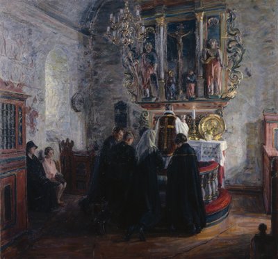 Nadver, Dale Kirke i Luster af August Eiebakke
