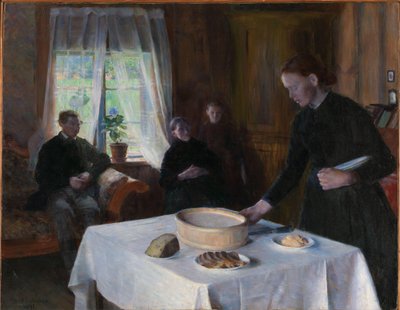 Borddækning af August Eiebakke