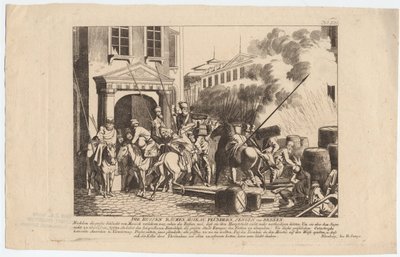 Russernes evakuering af Moskva af August Friedrich Andreas Campe