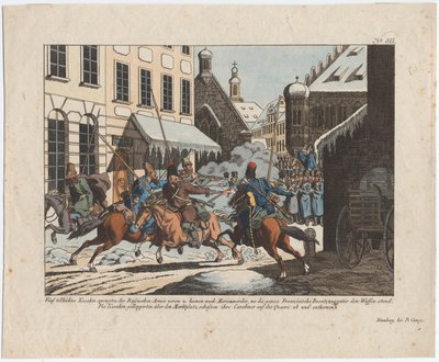 Fem kosakker kom ind i Marienwerder af August Friedrich Andreas Campe
