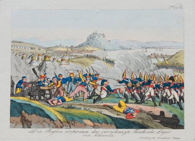 Indtagelse af Shumen-fæstningen i 1828, ca. 1830 af August Friedrich Andreas Campe