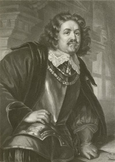 Octavio Piccolomini (gravering) af August Friedrich Pecht
