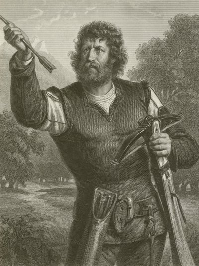Wilhelm Tell (gravering) af August Friedrich Pecht