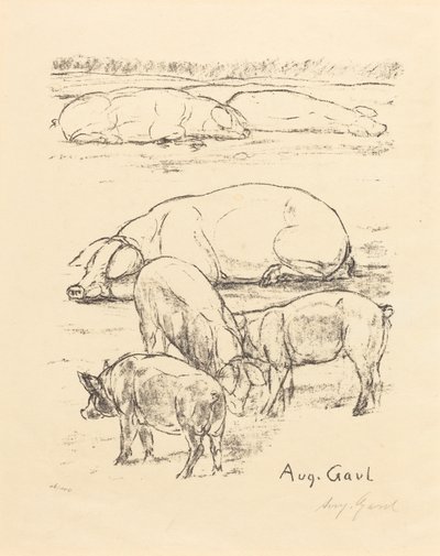 Svin af August Gaul