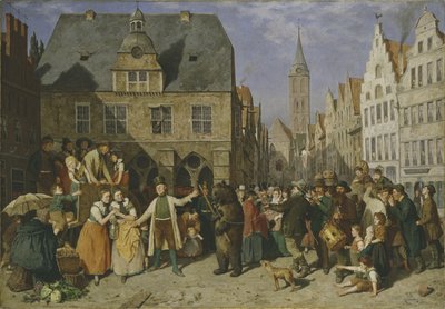 En dansende bjørn, 1865 af August Jernberg