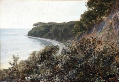 Kystscene fra Marselisborg af August Jerndorff