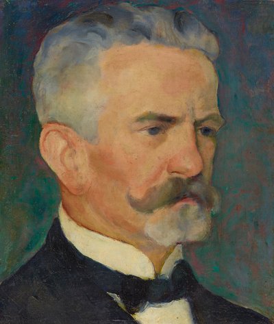 Portræt af Bernhard Koehler af August Macke
